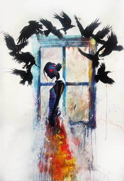 Ravens by the Window