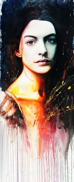 Anne Hathaway Long Portrait